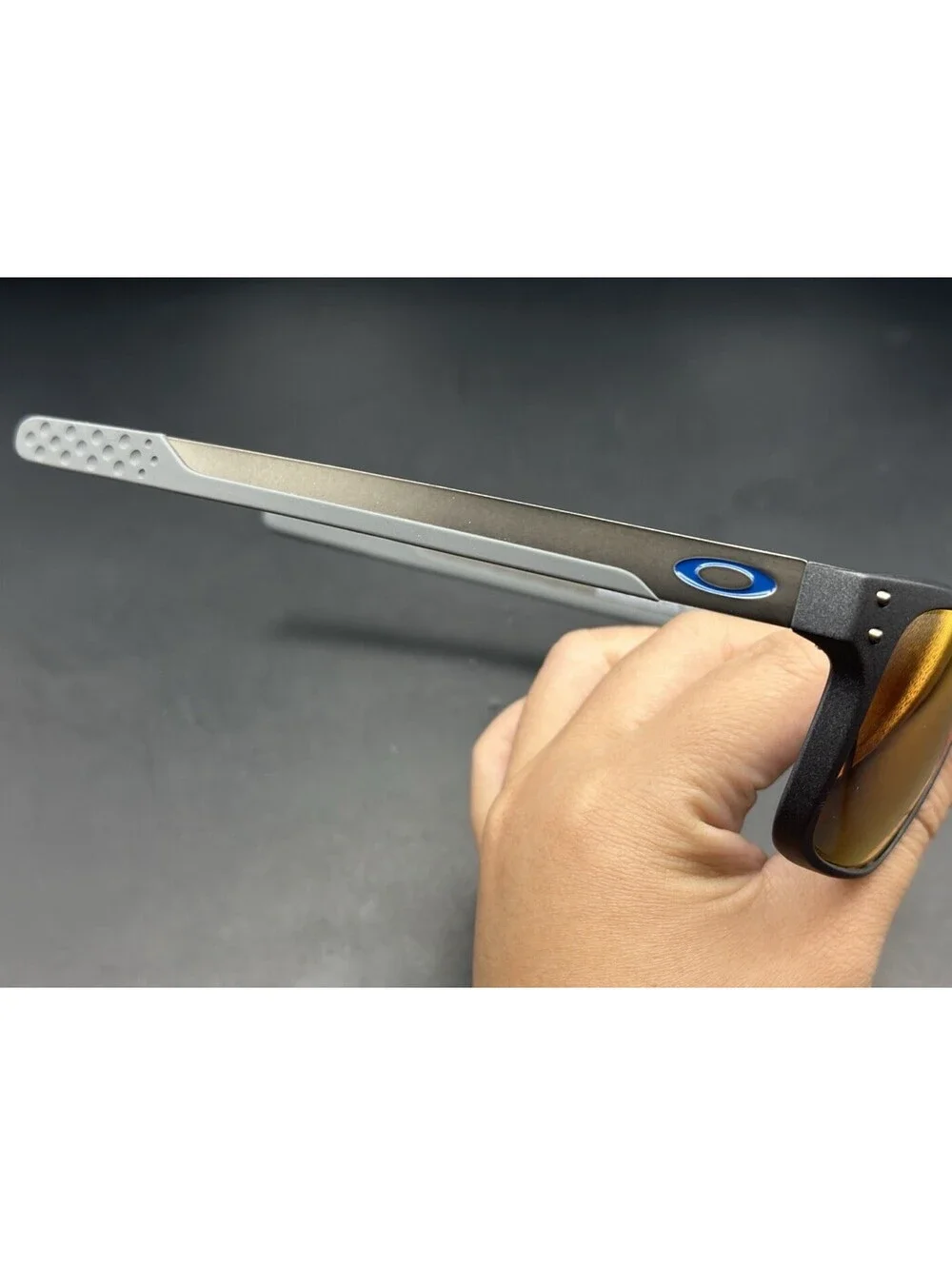 Oakley Holbrook Mix Metal Steel W/Ruby Iridium Lenses